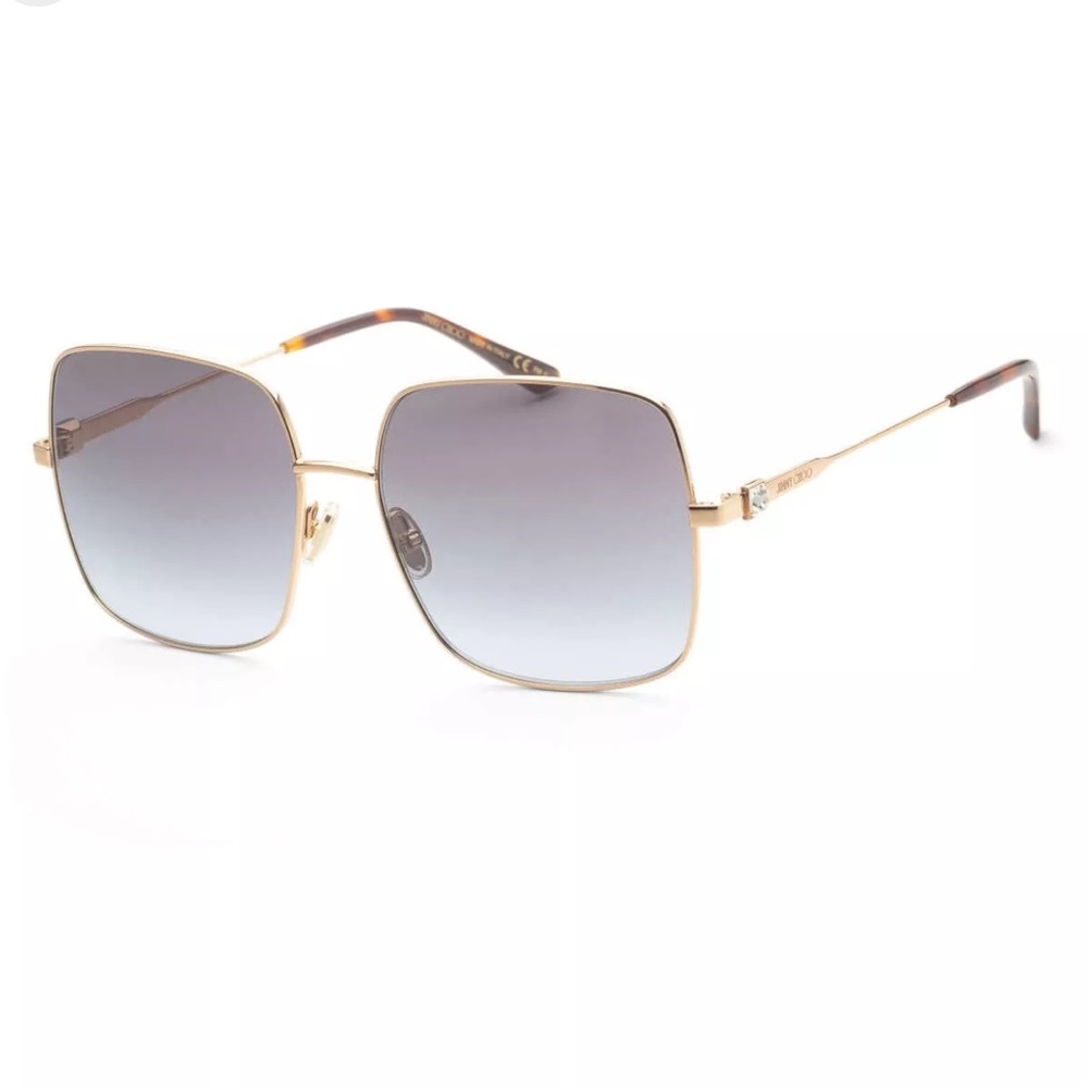 NWT [Jimmy Choo] LILI Women’s Sunglasses Rose Gold with Case